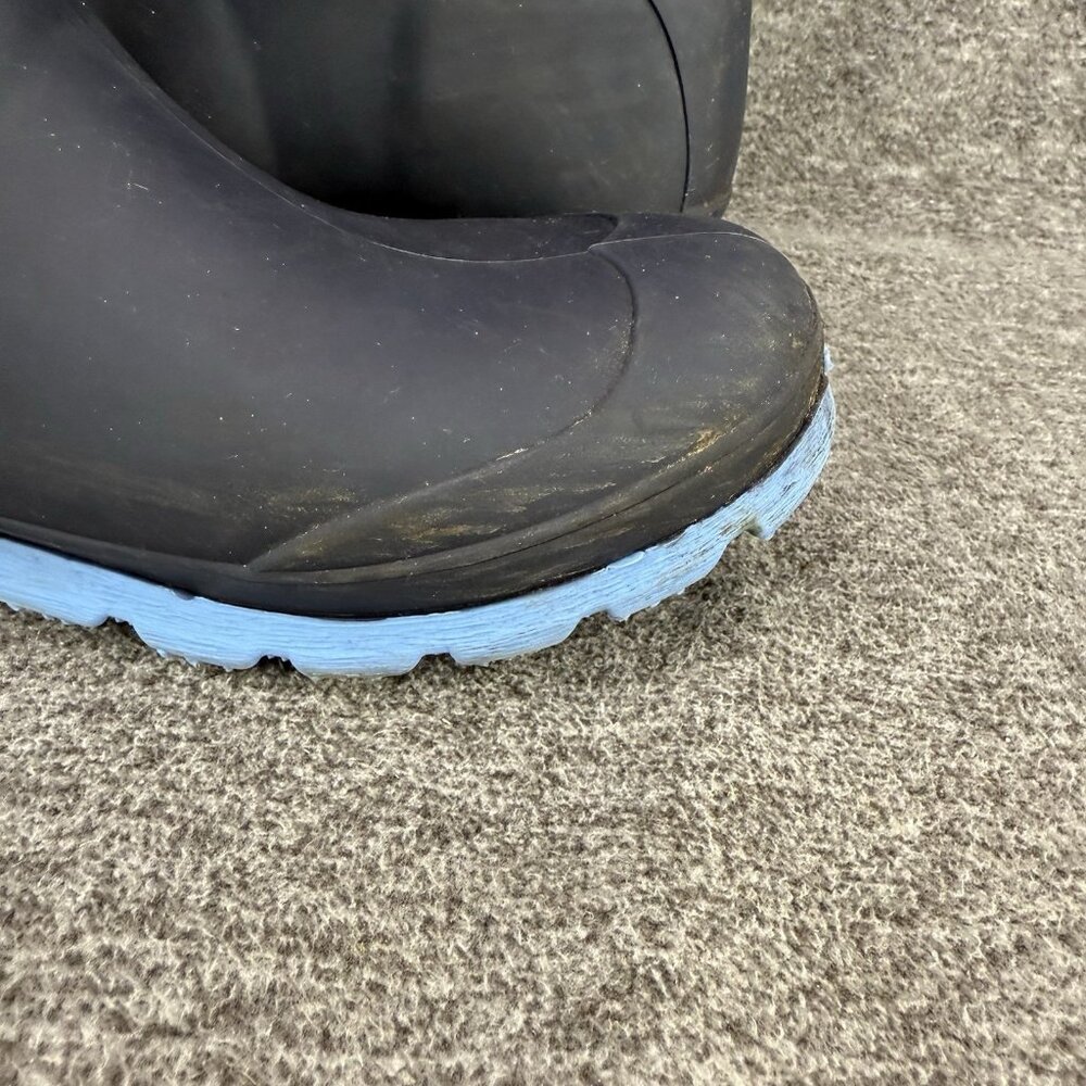 ✅Kamik Rain Boots Womens 7 Jennifer Tall Rubber Waterproof Black Blue Mud/Garden - Picture 8 of 9